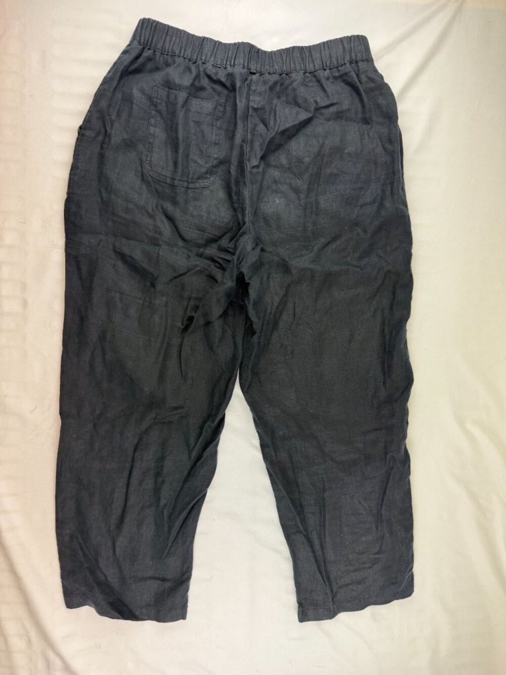 Quince 100% European Linen Pants Size Medium Black - Picture 4 of 11